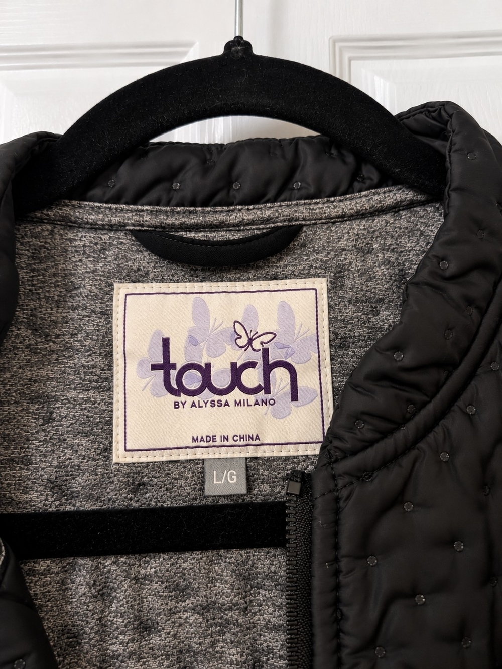 Touch by Alyssa Milano Seattle Seahawks Womans Full Zip Black Quilted Jacket- L - Picture 4 of 7